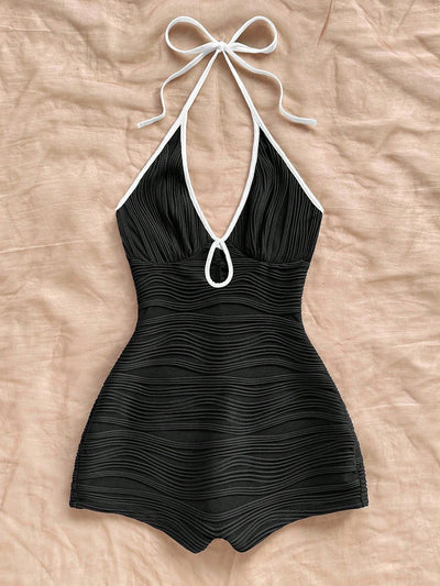 Enterizo Bikini Reductor de Talle Alto con Protección Solar - Image 15