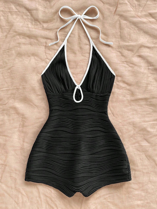 Enterizo Bikini Reductor de Talle Alto con Protección Solar - Image 15