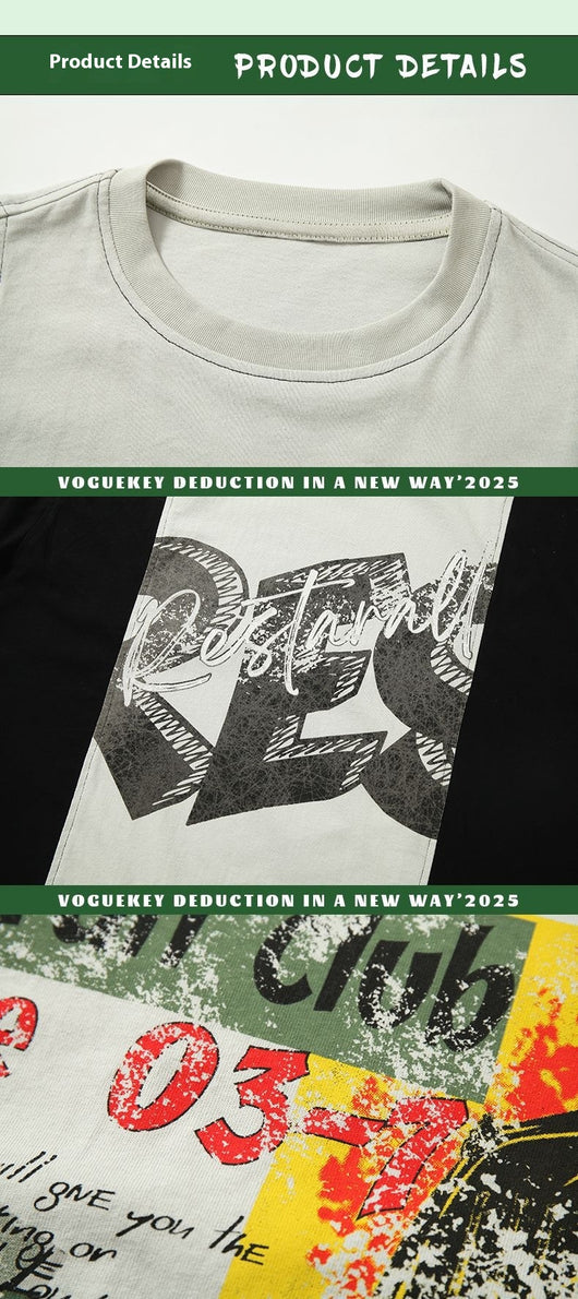 Camiseta Estampado Colage Deconstruido Verano Street - Image 10