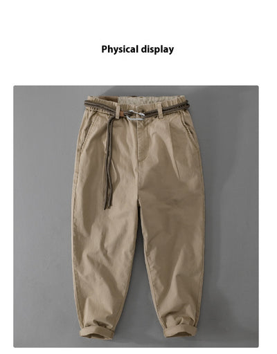 Pantalones Overol Japoneses Holgados para Hombre - Image 10