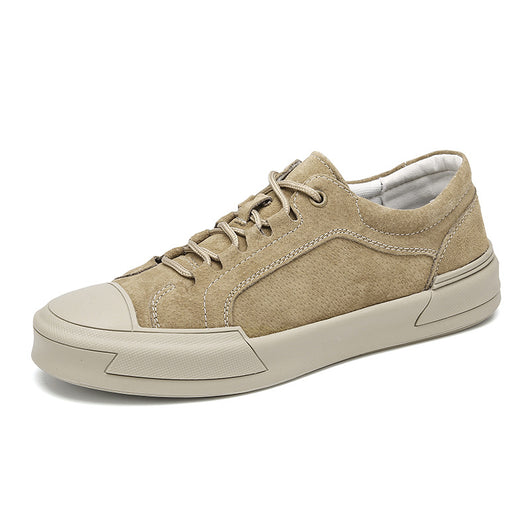 Zapatos Casuales Retro de Cuero Frosted para Hombre - Estilo Urbano Clásico - Image 5