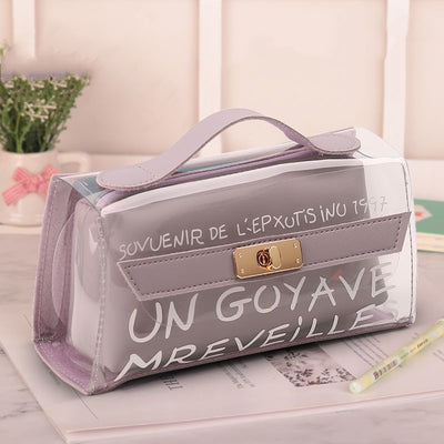 Estuche Transparente Margarita para Lápices y Artículos de Papelería - Image 8