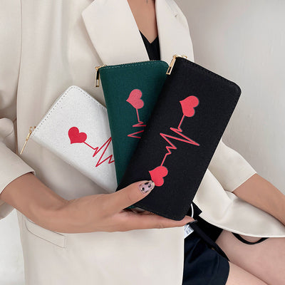 Billetera Canvas Plegable Doble para Estudiantes - Diseño Minimalista
