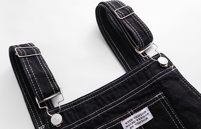 Pantalón Retro Cintura Alta Recto Negro Denim - Image 16