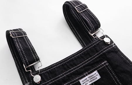 Pantalón Retro Cintura Alta Recto Negro Denim - Image 16
