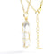 Dorado Copper Wire And Chain Vidrio Transparente