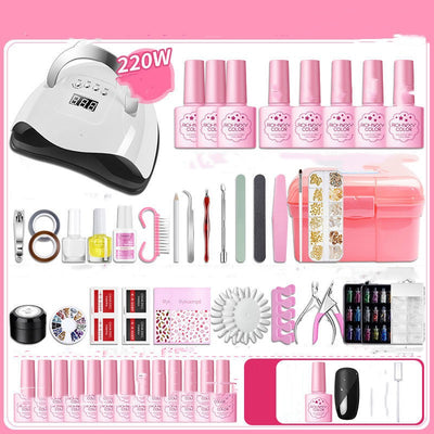 Kit Completo de Manicura Profesional con Pegamento para Uñas - Set de Herramientas para Principiantes - Image 17