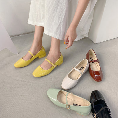 Zapatos de Tacón Cuadrado Grueso para Mujer - Image 13