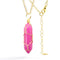 Dorado Copper Wire And Chain Rose Ruby Stone