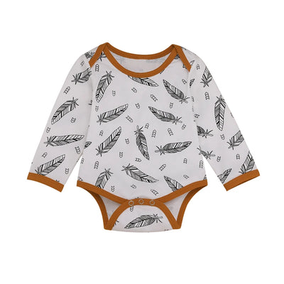 Ropa Infantil con Estampado de Rayas y Plumas - Image 10
