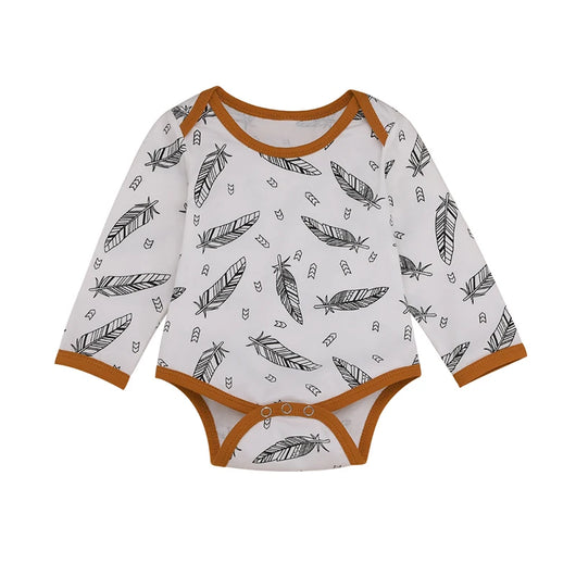 Ropa Infantil con Estampado de Rayas y Plumas - Image 10
