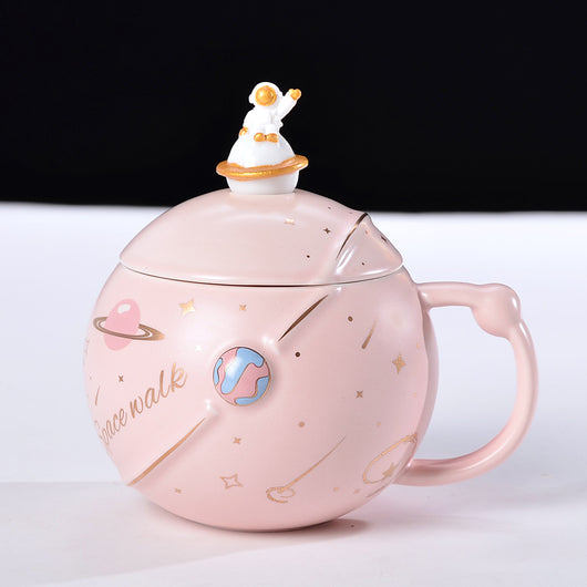 Taza de Cerámica para Pareja con Tapa y Cuchara - Diseño Boy and Girl - Image 21
