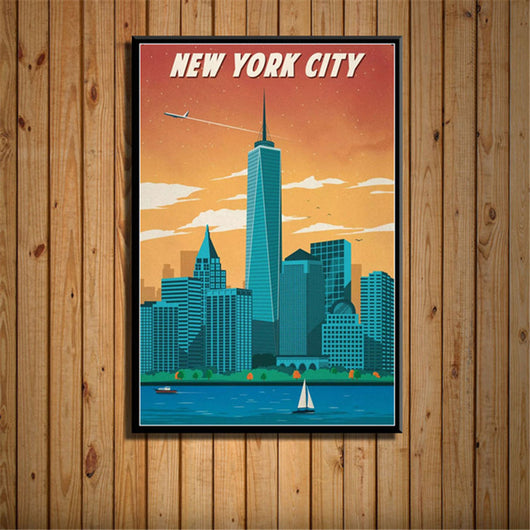 Póster Vintage de Viaje: Pintura en Lienzo de Paisaje Urbano Francés - Image 15