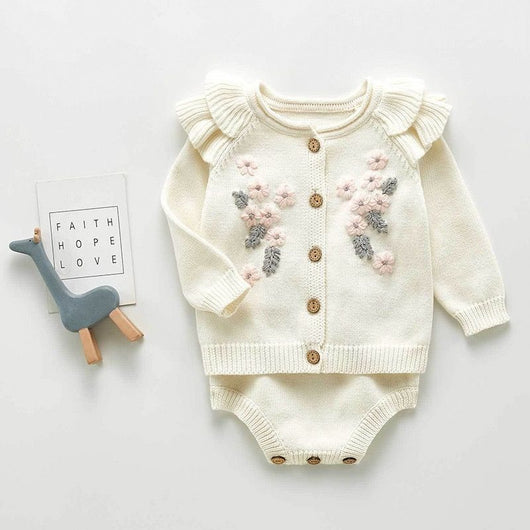 Enterizo Bordado para Bebé Otoño Invierno Estilo Princesa - Image 10