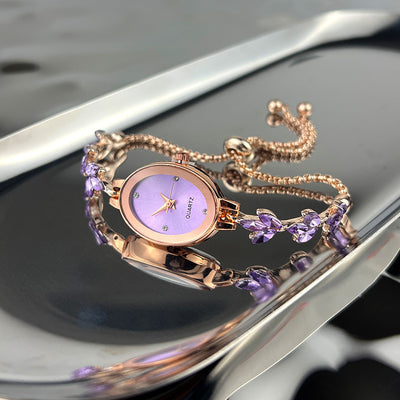 Reloj Pulsera Ovalado de Lujo Retro - Cuarzo de Alta Gama para Mujer - Image 22