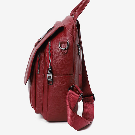Mochila Antirrobo para Mujer de Cuero con Múltiples Compartimentos - Image 31