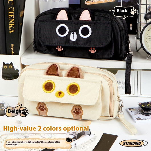 Bolsa de Útiles Gato Fashion Capacidad Grande - Image 11