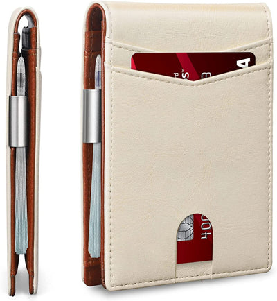 Billetera de Cuero PU con Múltiples Compartimentos y Protección Antirrobo - Image 9