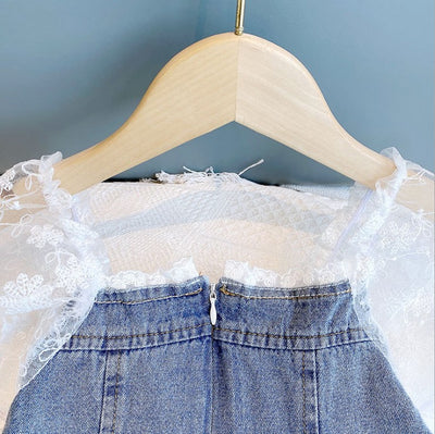 Vestido Infantil para Niña con Mangas Abullonadas - Image 3