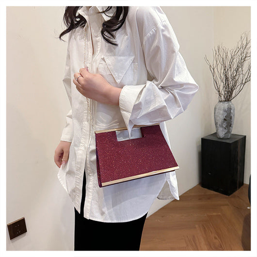 Bolso Mensajero Brillante para Mujer con Asa de Mano - Image 35