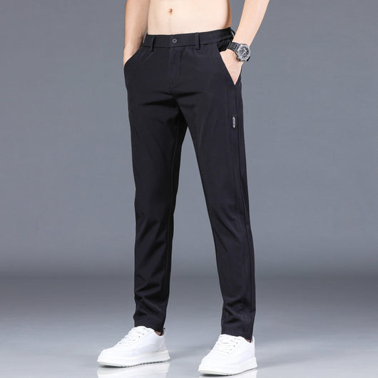 Pantalones Casuales para Hombre en Seda de Hielo - Image 14