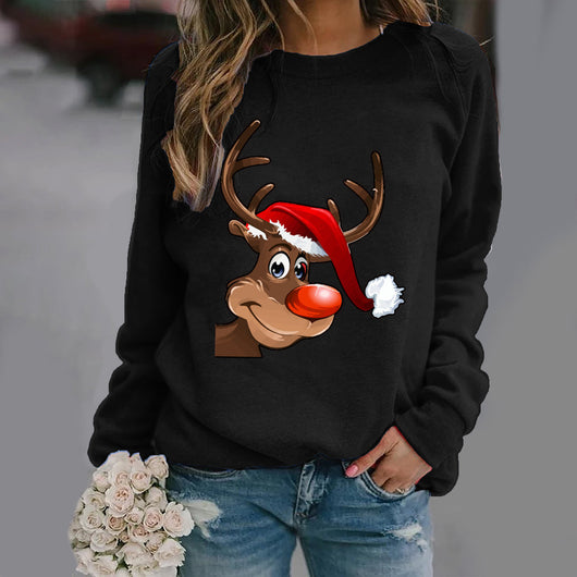 Suéter Navideño Estampado Cuello Redondo Manga Larga - Image 5