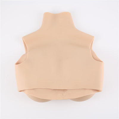Prótesis de Seno de Silicona con Cuello Alto Relleno para Transformismo - Image 13