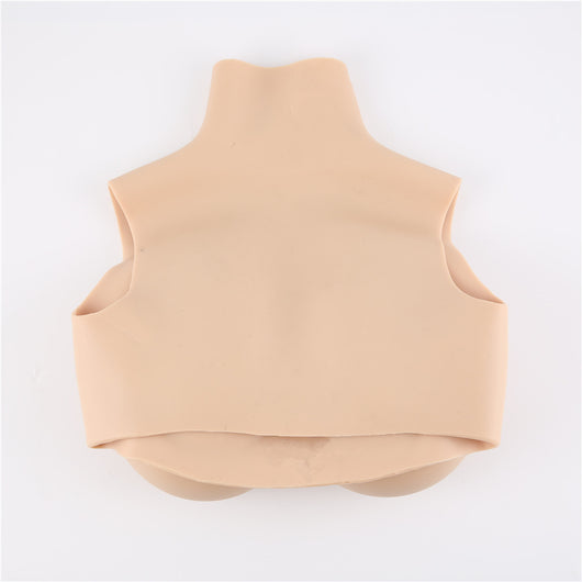 Prótesis de Seno de Silicona con Cuello Alto Relleno para Transformismo - Image 13