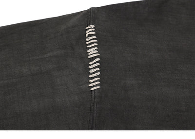 Camiseta Manga Larga Oversize Tejida a Mano para Hombre - Algodón Pesado - Image 25