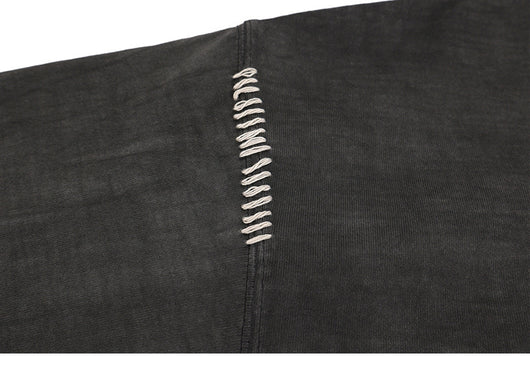 Camiseta Manga Larga Oversize Tejida a Mano para Hombre - Algodón Pesado - Image 25