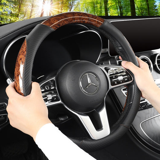 Funda de Volante de Cuero Premium Cristal Año Nuevo - Image 2