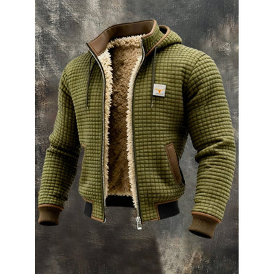 Sudadera con Capucha a Cuadros para Hombre - Diseño que Favorece tu Figura - Image 6