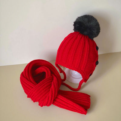 Conjunto Gorro y Bufanda para Bebé Estilo Coreano - Image 13
