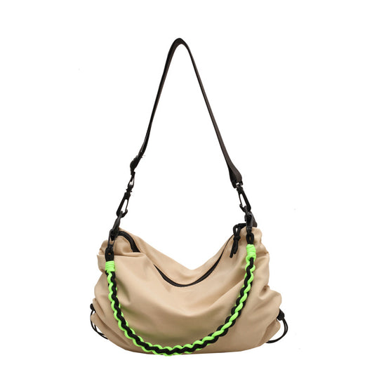 Bolsa Crossbody Naranja Grande de Nylon - Mochila Escolar de Alta Capacidad - Image 6