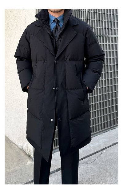 Chaqueta Acolchada Retro Estilo Dos Piezas para Hombre - Image 9
