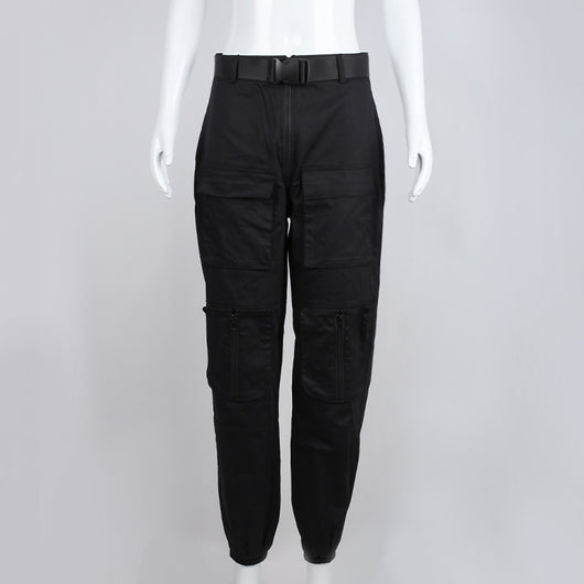 Pantalones Cargo Cintura Alta Slim Fit con Bolsillos para Mujer - Image 19