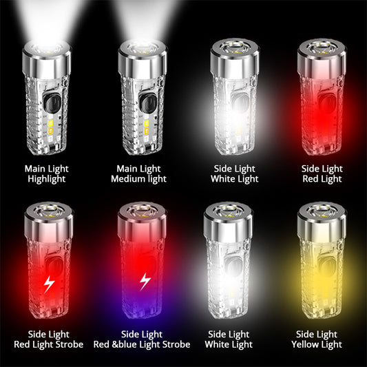 Linterna LED Portátil con Llavero - Luz Potente para Emergencias y Aventuras - Image 2