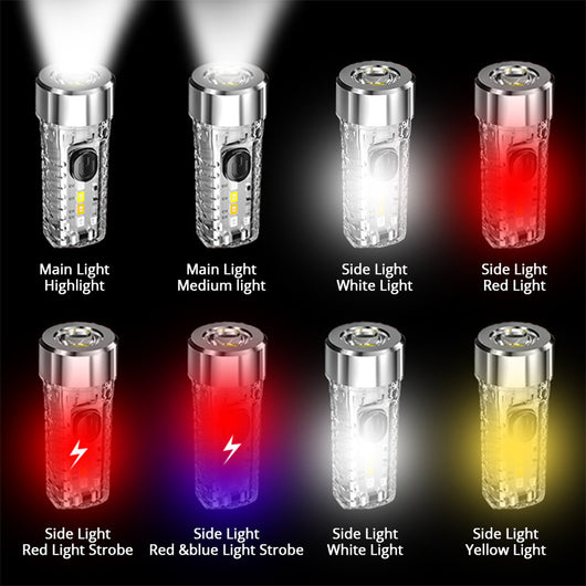Linterna LED Portátil con Llavero - Luz Potente para Emergencias y Aventuras - Image 2