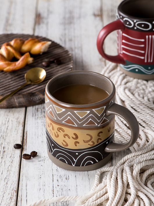 Taza de Café Artesanal Retro con Tapa - Image 23