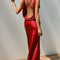 Vestido Elegante con Escote Drapeado Profundo