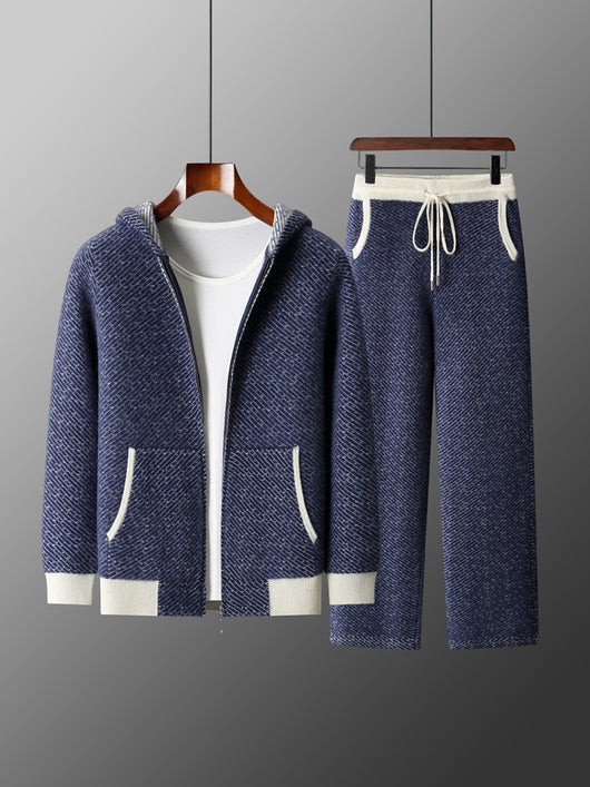 Cardigan Hoodie Casual para Hombre - Conjunto Versátil - Image 25