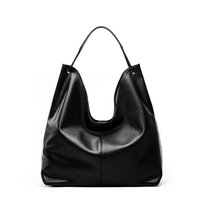 Bolso Tote Grande de Cuero Curtido Vegetal con Textura - Image 7