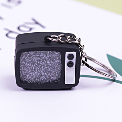 Llavero Miniatura TV Retro Terror Halloween - Accesorio Coleccionable