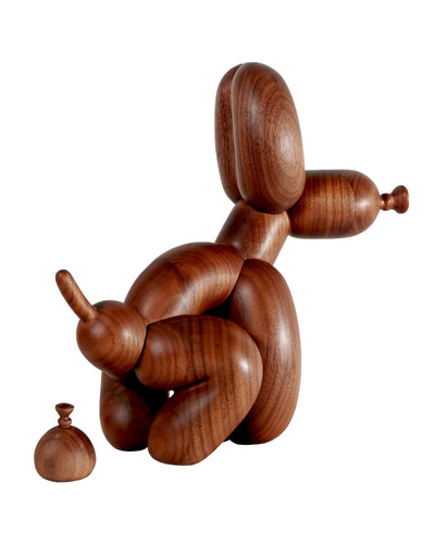 Adorno Perro Globo de Madera Artesanal - Image 9