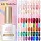 Esmalte de Uñas Gel UV Transparente Efecto Gelatina Fotocurable