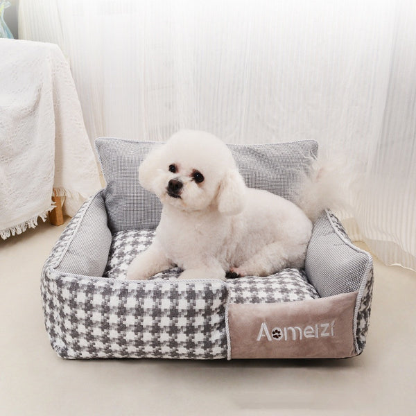 Cama para Mascotas Desmontable y Lavable para Todas las Estaciones