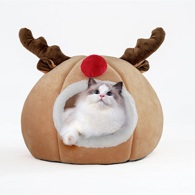 Casita Tienda para Mascotas Reno Navideño - Image 6