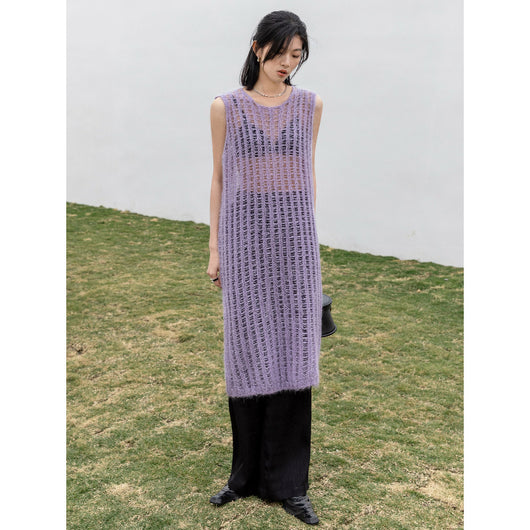 Suéter Hueco de Cuello Redondo para Mujer - Diseño Moderno - Image 4