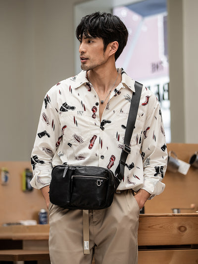 Bolso de Cuero para Hombre con Estilo Moderno - Image 8