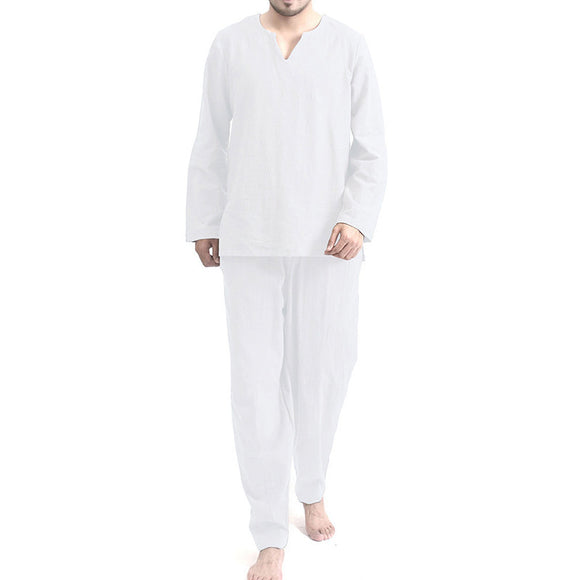 Pijama Casual Dos Piezas Transpirable y Holgado